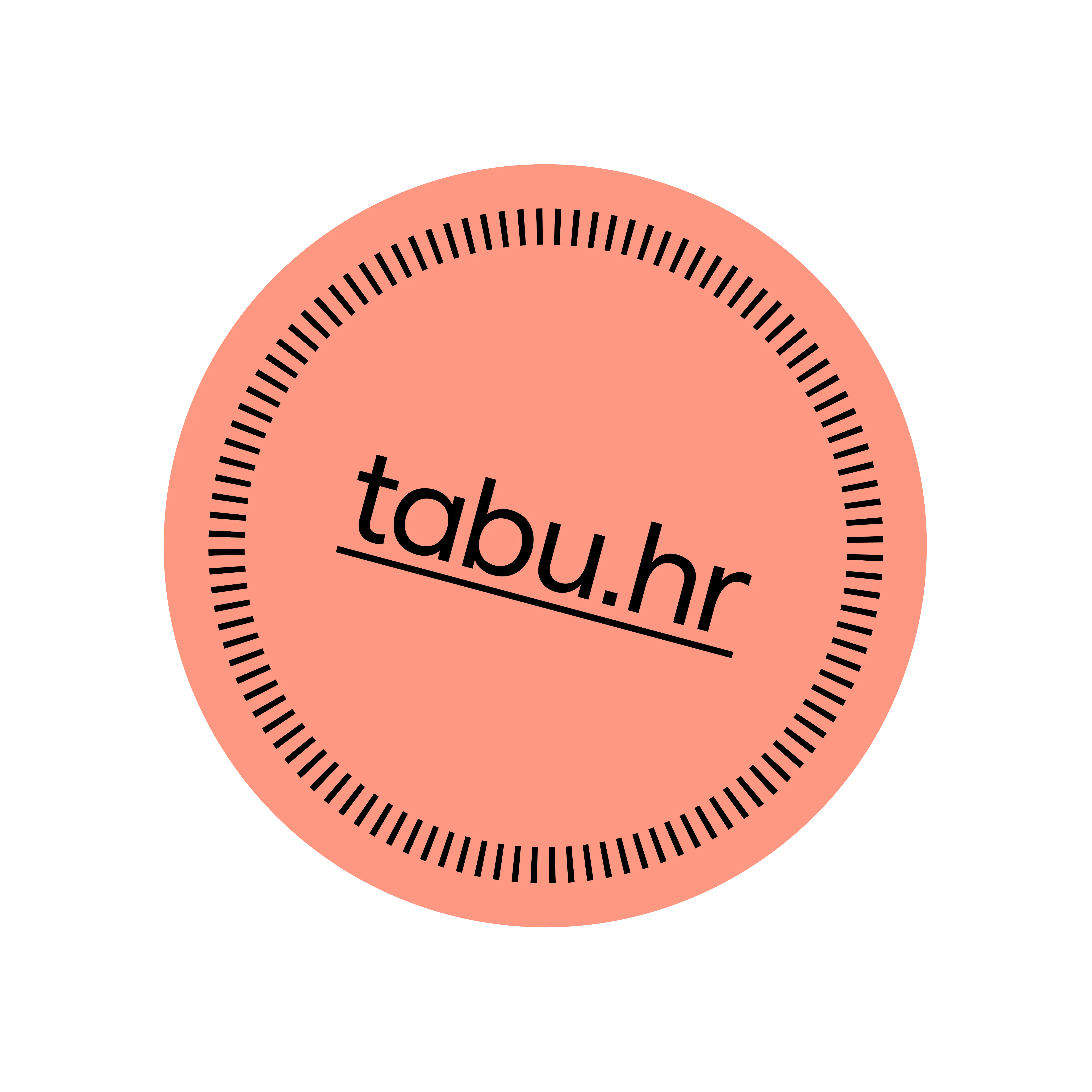 Tabu.hr — sticker narančasti